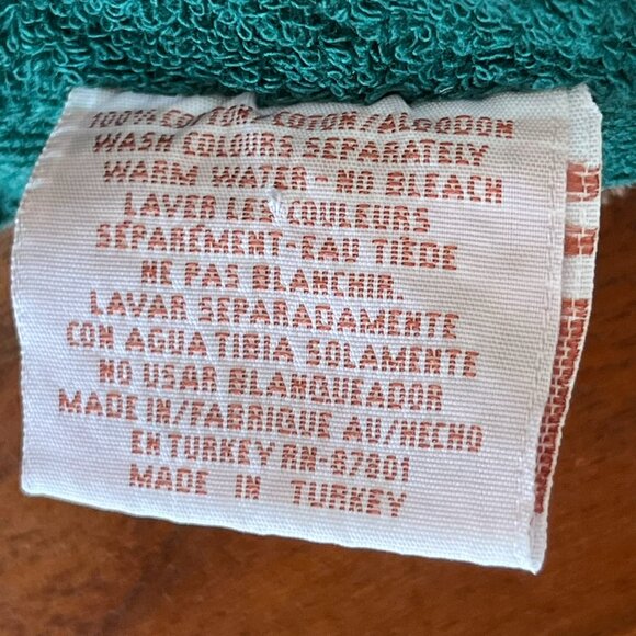 2 1978 Avanti Grand Prix Towels Spode Christmas Tree Bath & Hand Cotton Green - Picture 12 of 12